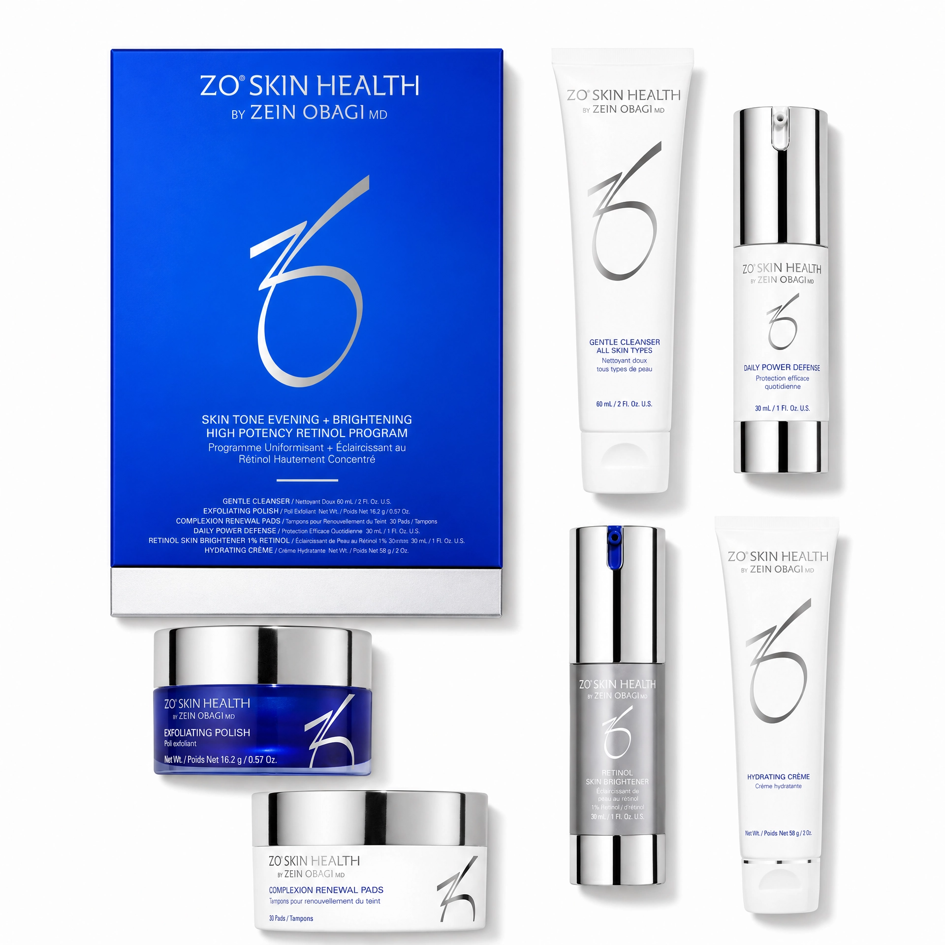 ZO Skin Health Skin Tone Evening + Brightening High Potency Retinol Program