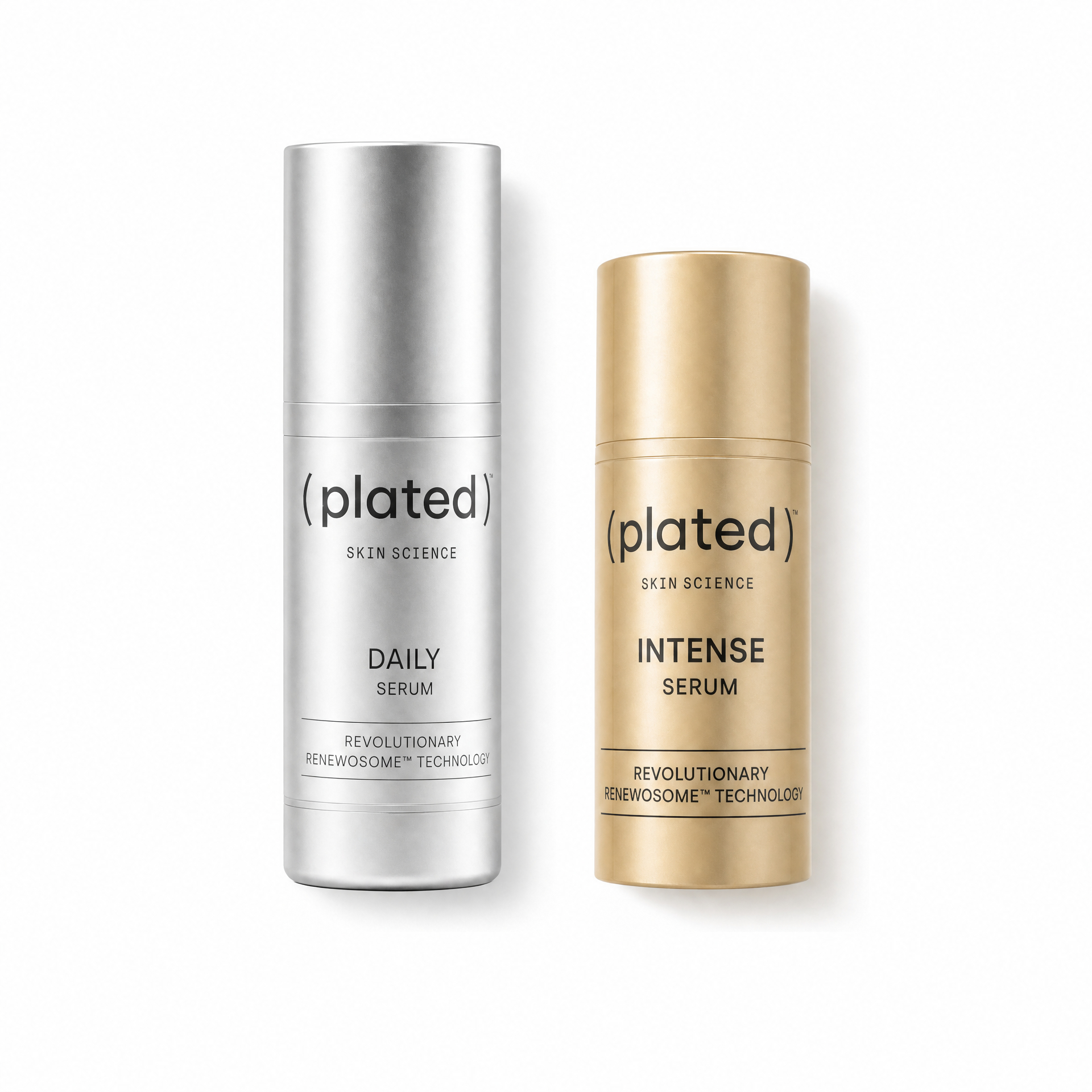 (plated) Skincare Skin Science Intense Serum + Daily Serum