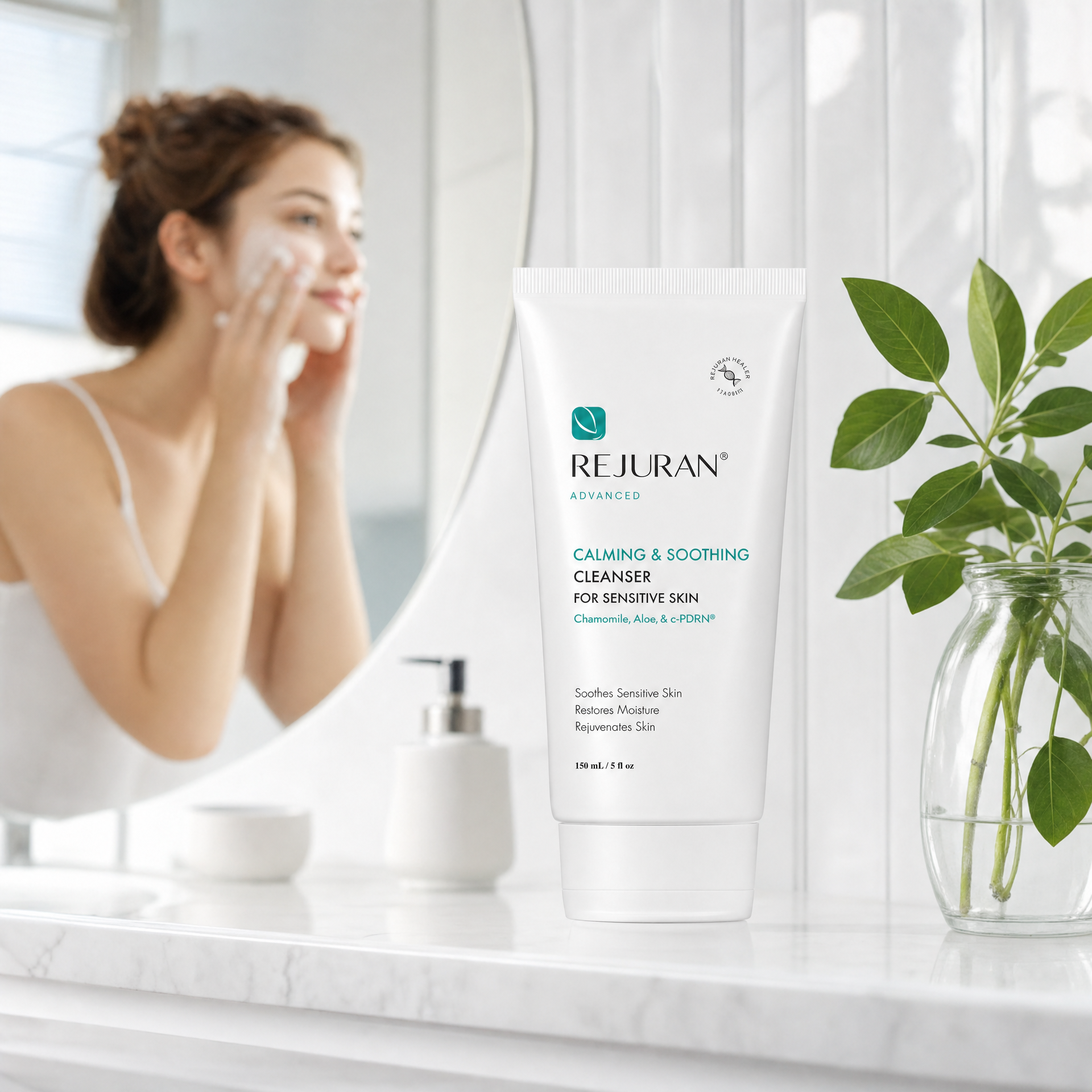 Rejuran Advanced Calming & Soothing Cleanser for Sensitive Skin