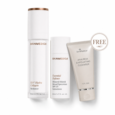 SkinMedica Essential Duo – HA5 Hydrate & Mineral Shield SPF 35 (with gift AHA/BHA Exfoliating Cleanser 1oz)