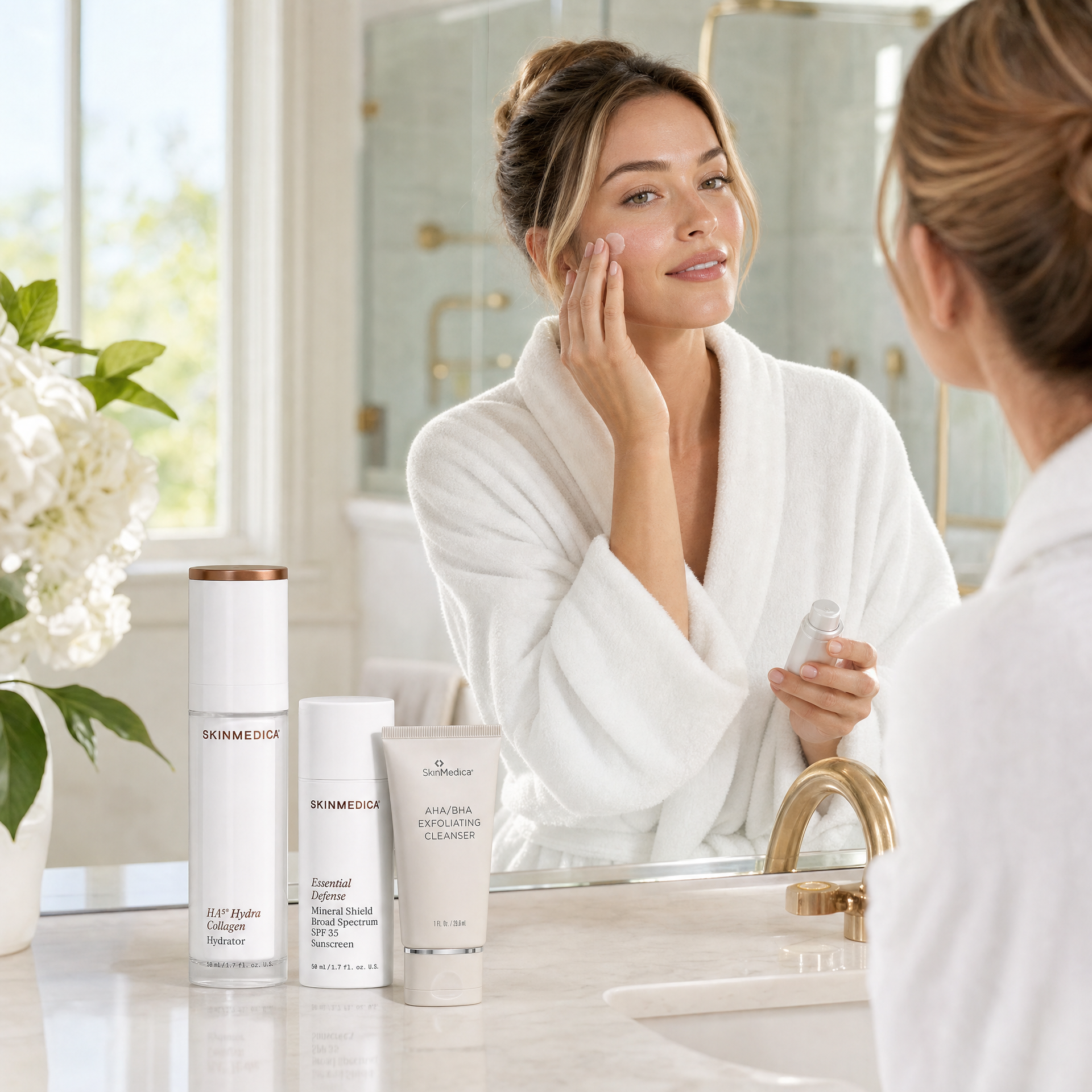 SkinMedica Essential Duo – HA5 Hydrate & Mineral Shield SPF 35 (with gift AHA/BHA Exfoliating Cleanser 1 oz)