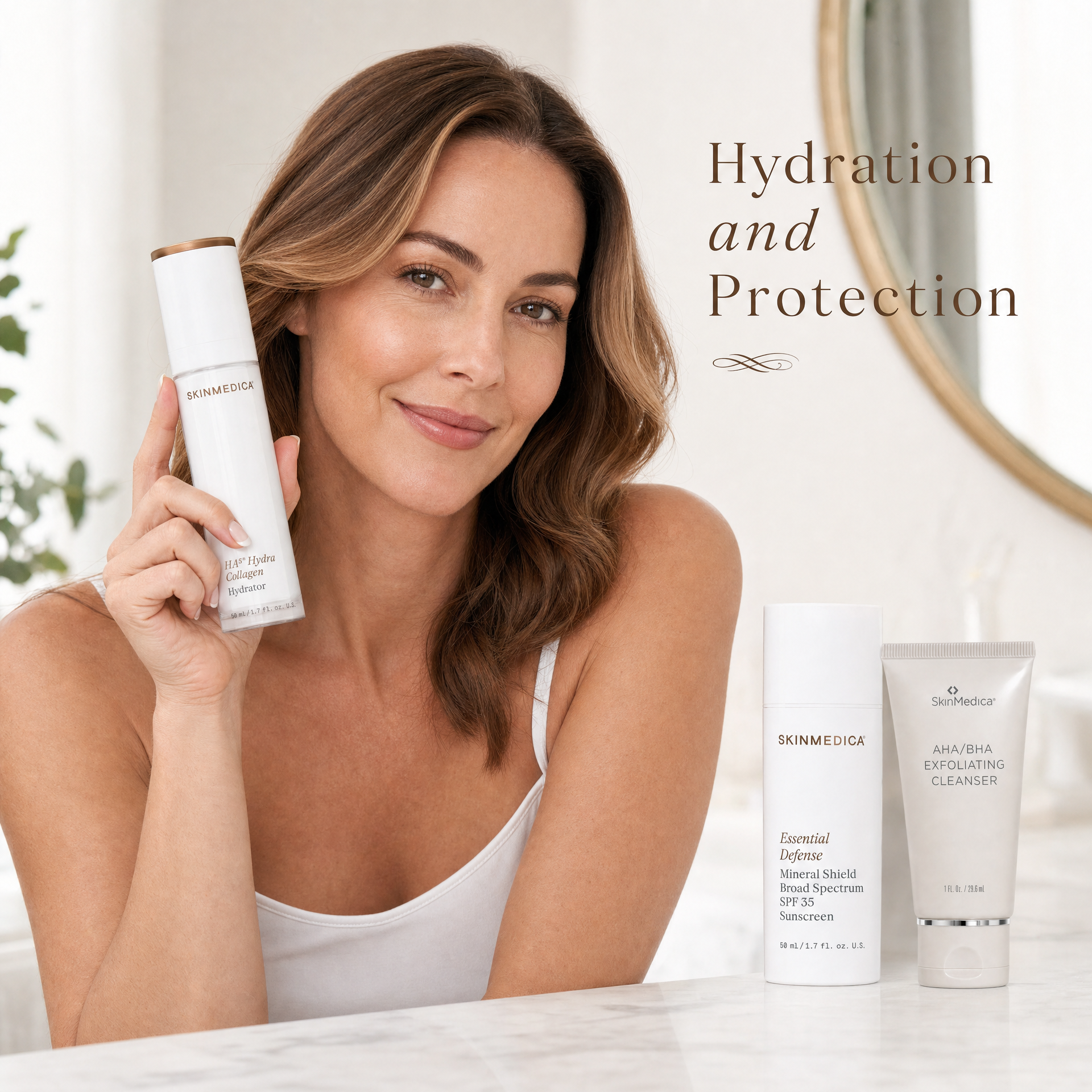 SkinMedica Essential Duo – HA5 Hydrate & Mineral Shield SPF 35 (with gift AHA/BHA Exfoliating Cleanser 1 oz)